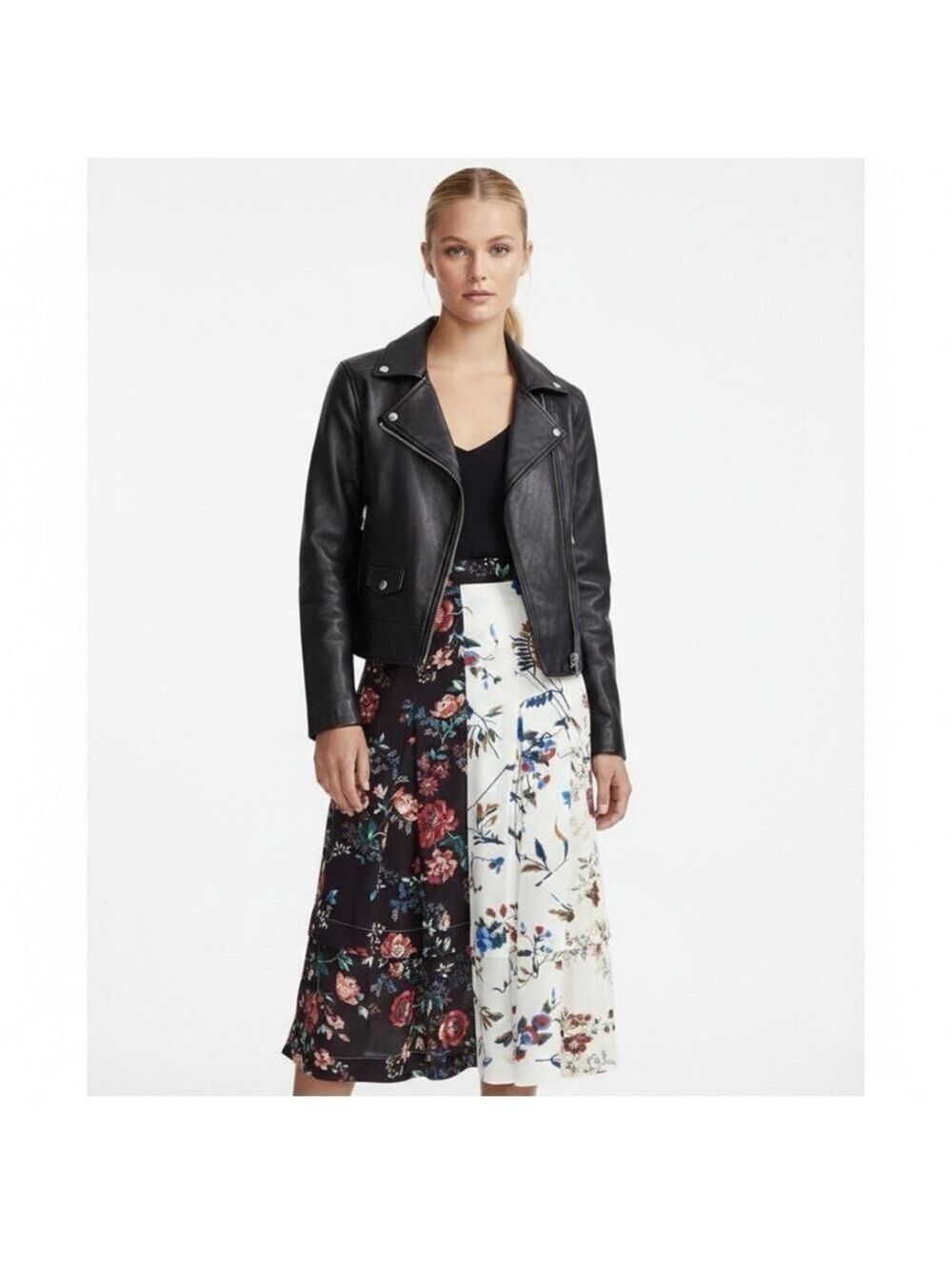 Maje Jinger Floral Midi Skirt - Size 2